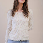 Blush Floral Print Long Sleeve - The Nines