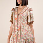 Boho Blossom Button Dress - 2 colors! - The Nines