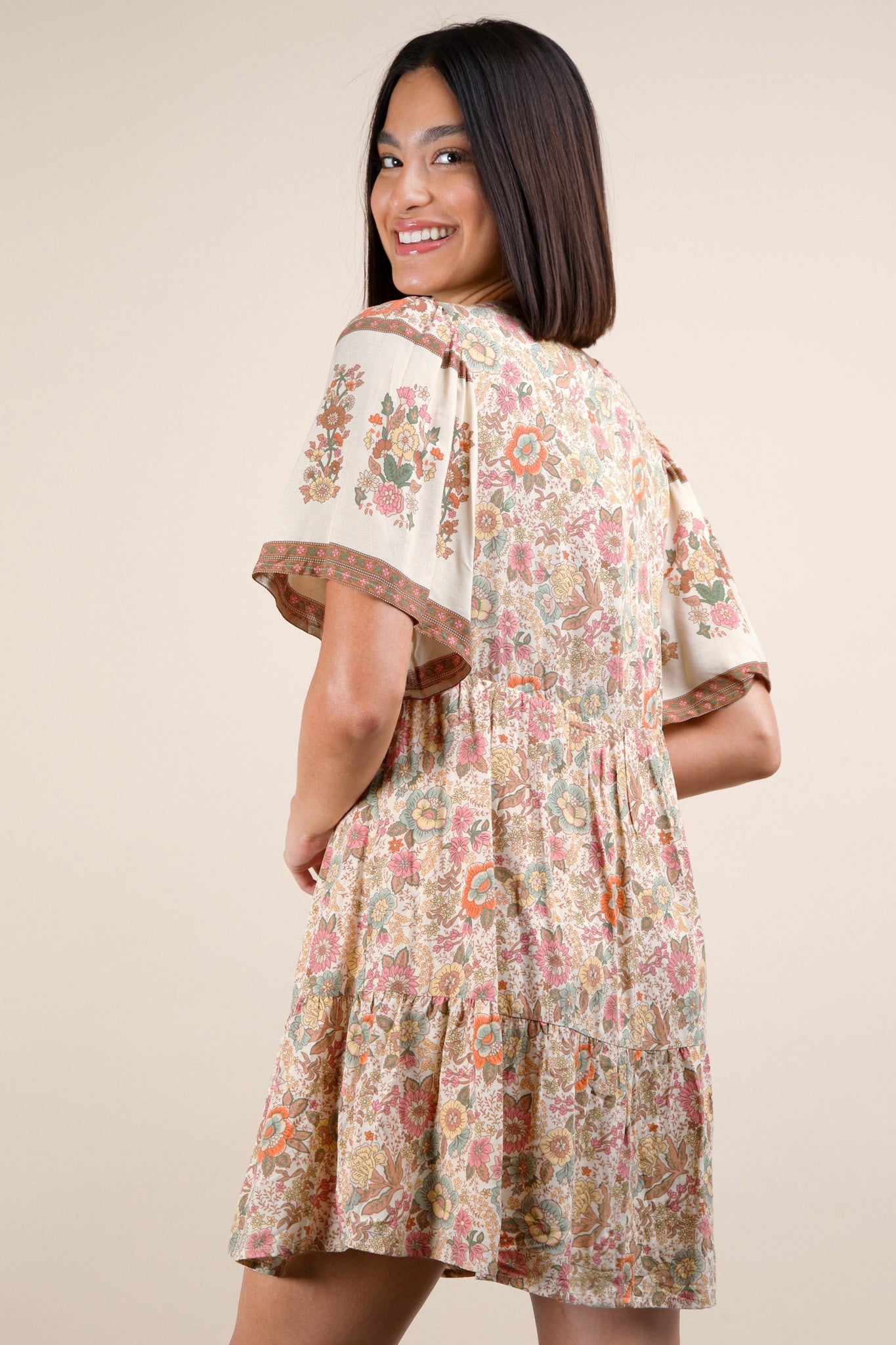 Boho Blossom Button Dress - 2 colors! - The Nines
