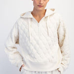 Rae Mode Quilted Hoodie Jacket - 4 Colors! - The Nines