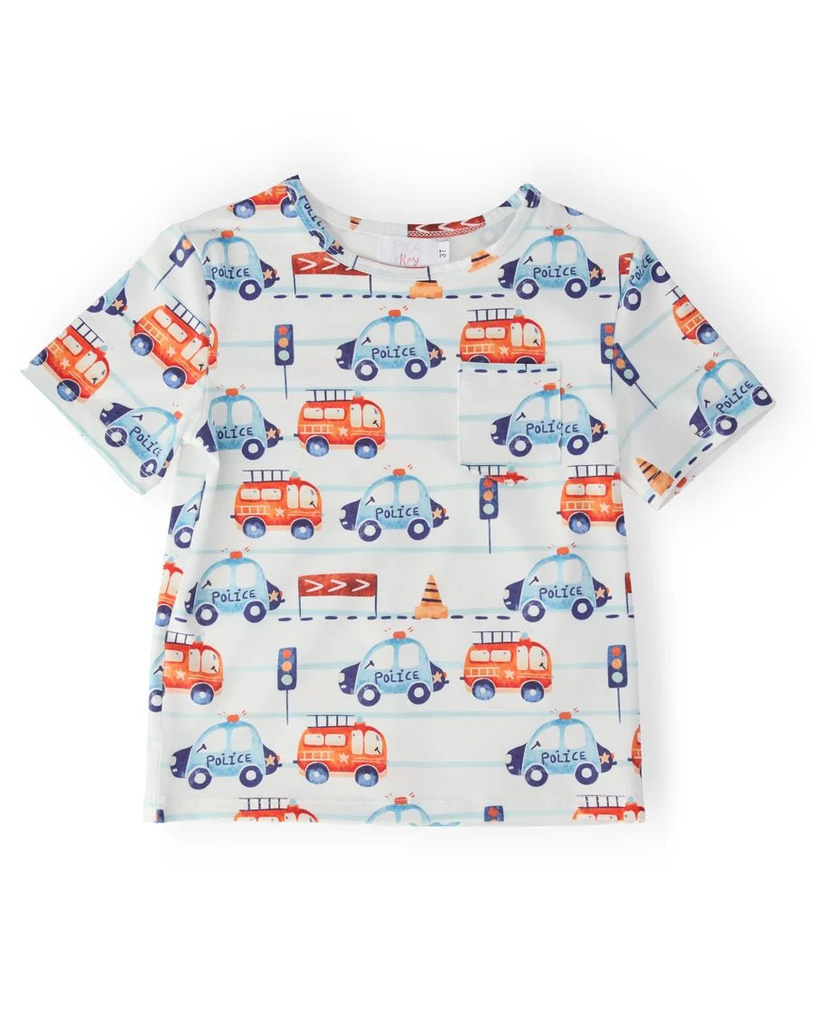 Boys Highway Hero Pocket Tee - The Nines