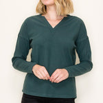 Buttery Soft V - neck Pullover - 2 Colors! - The Nines