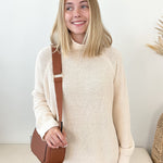 Textured Loose Turtleneck Sweater - 2 colors! - The Nines