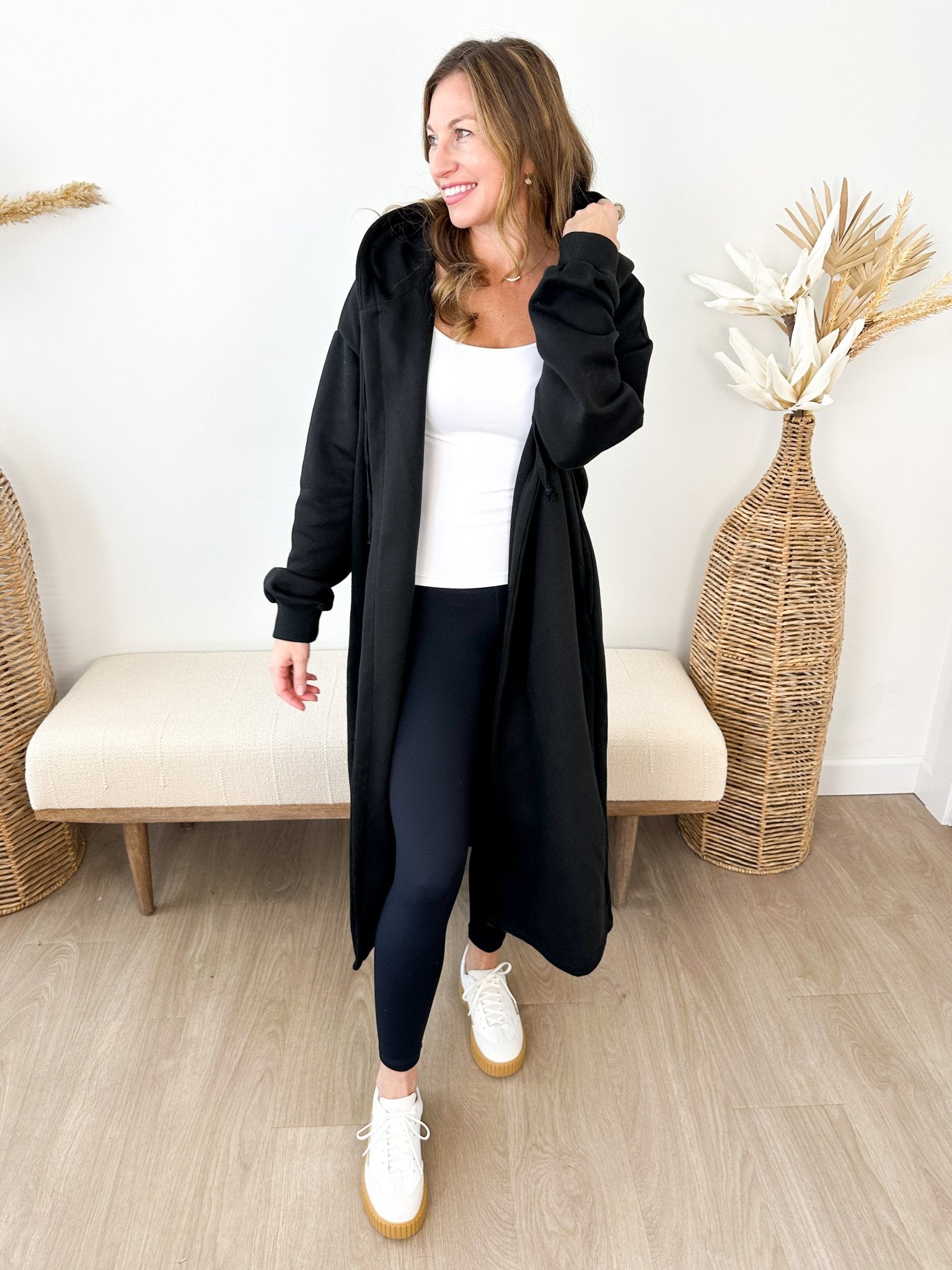 The After Hours Hooded Coat - 3 colors! - The Nines
