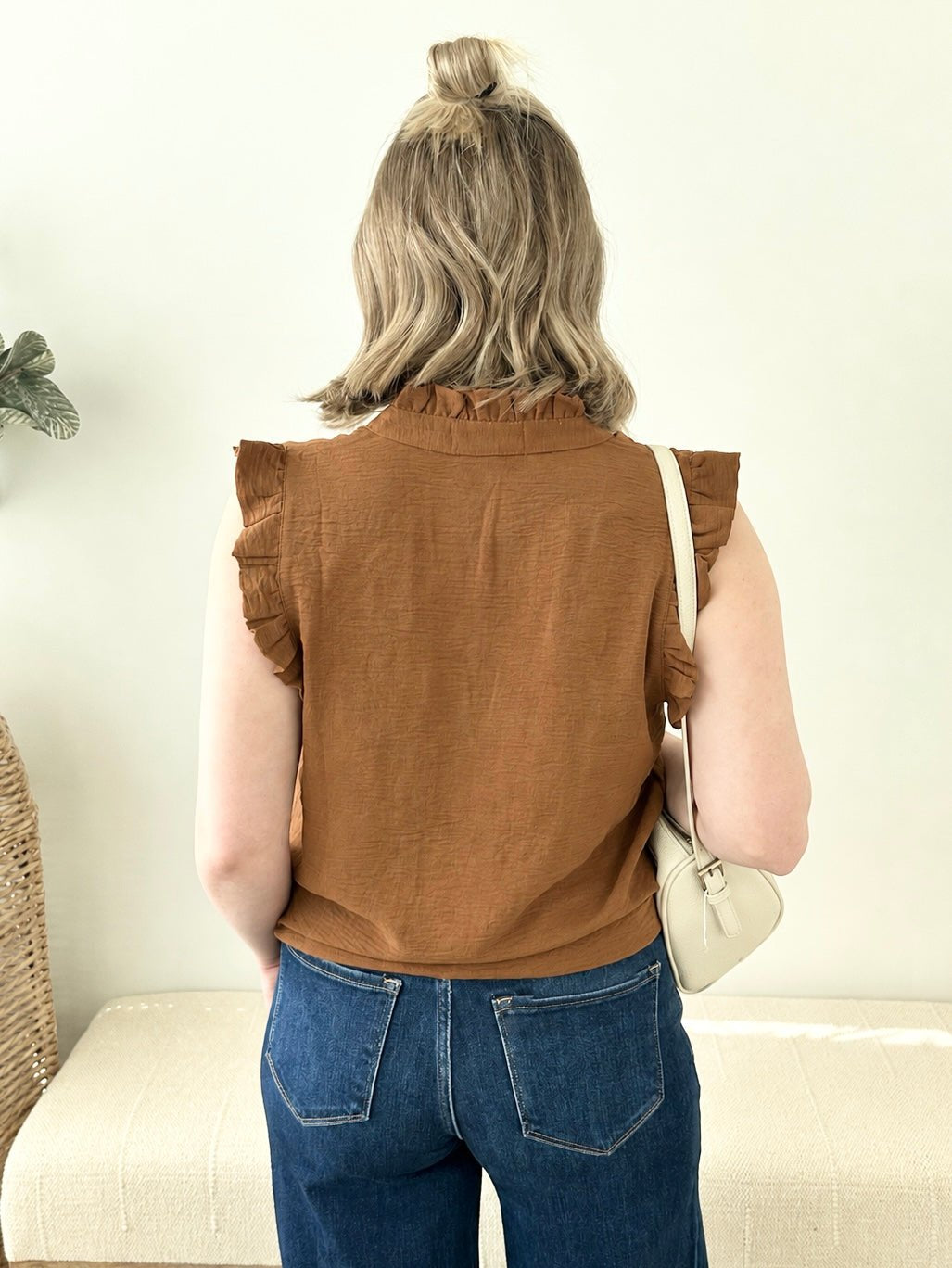 Frilled Crinkle Top - The Nines