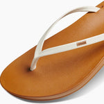 Reef Cushion Slim Flip Flop Sandal - White - The Nines