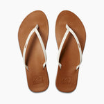 Reef Cushion Slim Flip Flop Sandal - White - The Nines