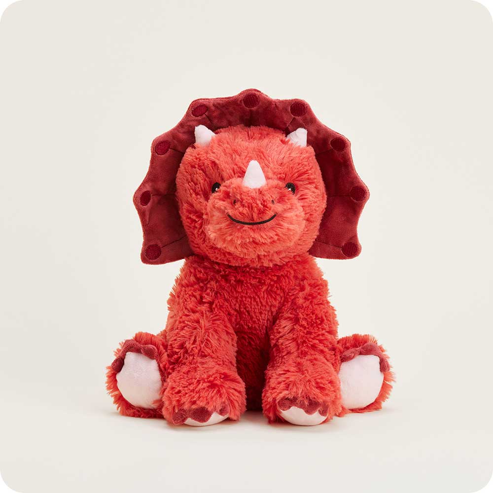 Red Triceratops Warmies - The Nines
