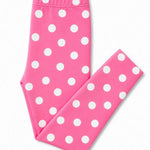 Pink Polka Dots Leggings - The Nines