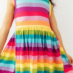 Cheerful Stripes Tank Dress - The Nines