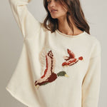 Cream Flying Duck Sweater - The Nines
