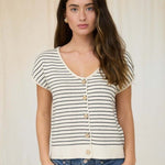 Short Sleeve Button Cardigan - 2 colors! - The Nines