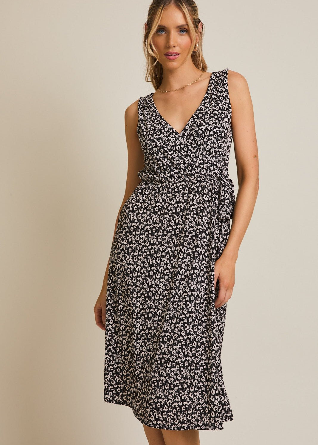 Black Wrap Dress - The Nines