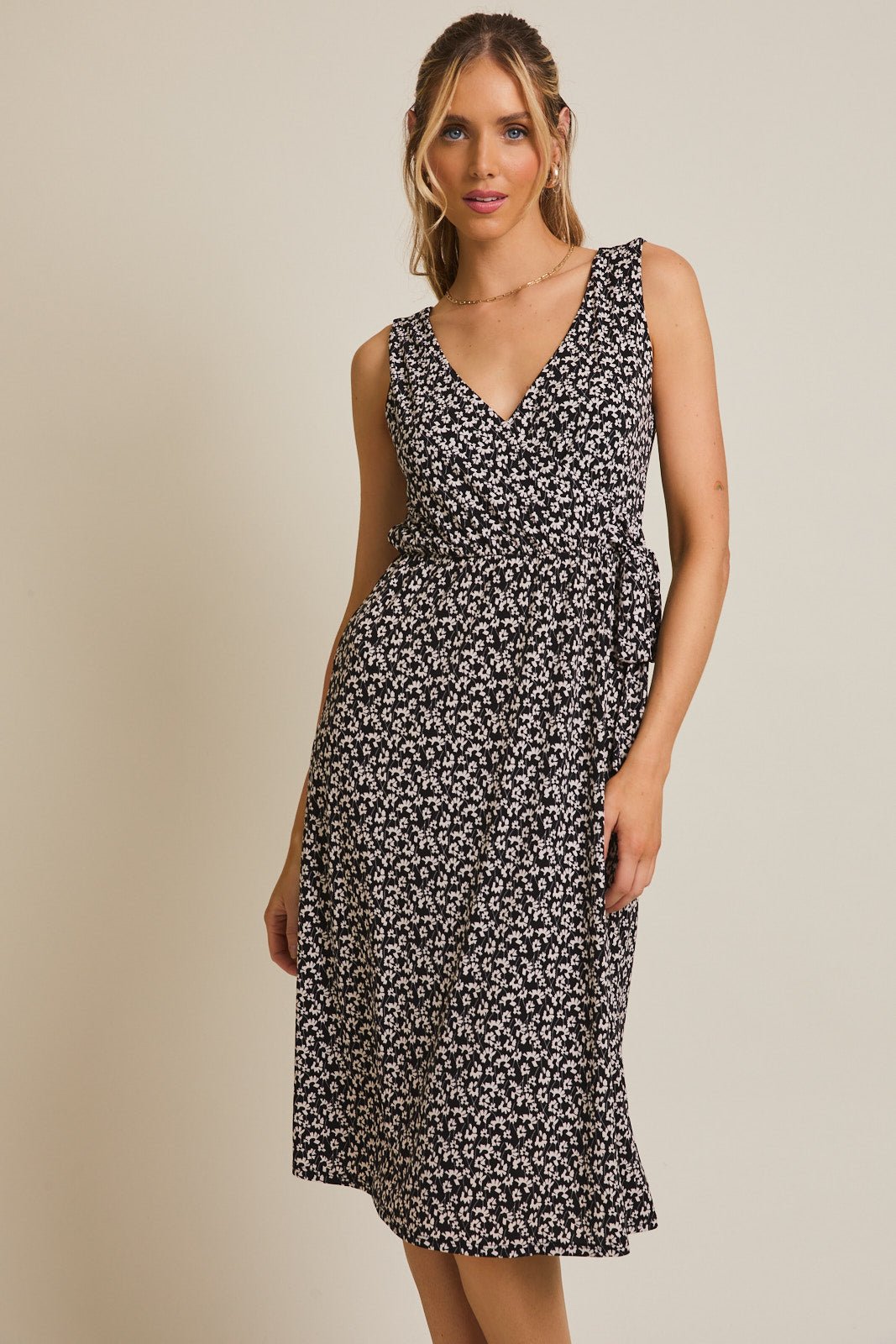 Black Wrap Dress - The Nines