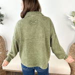 Front Pocket Cropped Shacket - The Nines