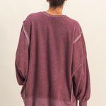 Cozy Up Brushed Oversized Sweatshirts - 2 colors! - The Nines