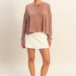 Open Back Waffle Top - 2 Colors! - The Nines