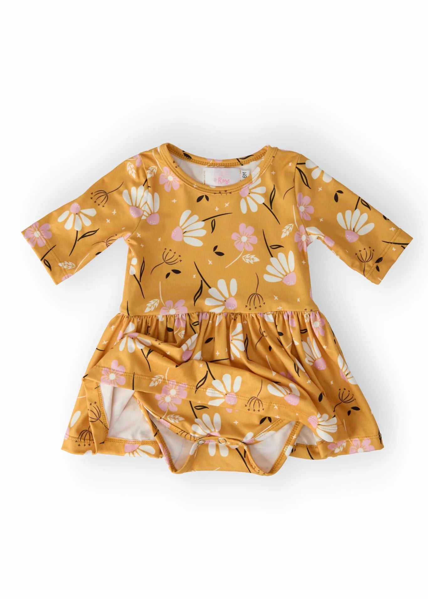 Dandelions in Fall Twirl Infant Bodysuit - The Nines
