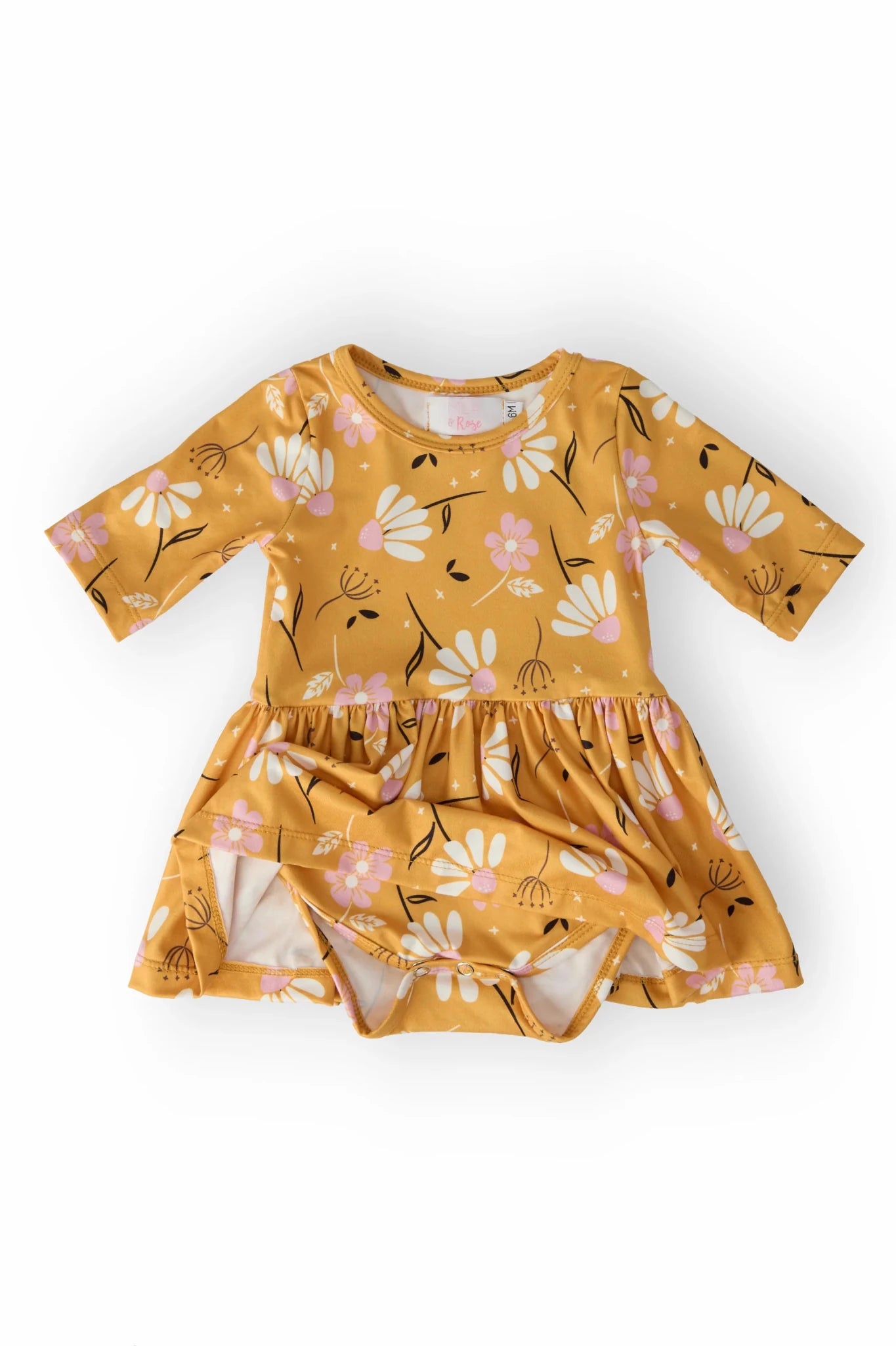 Dandelions in Fall Twirl Infant Bodysuit - The Nines
