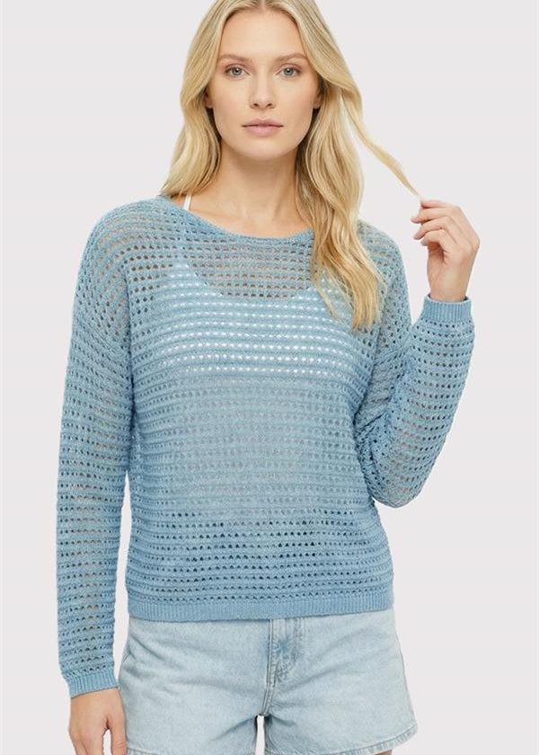 Hello Sunshine Open Knit Pullover - 2 Colors ! - The Nines