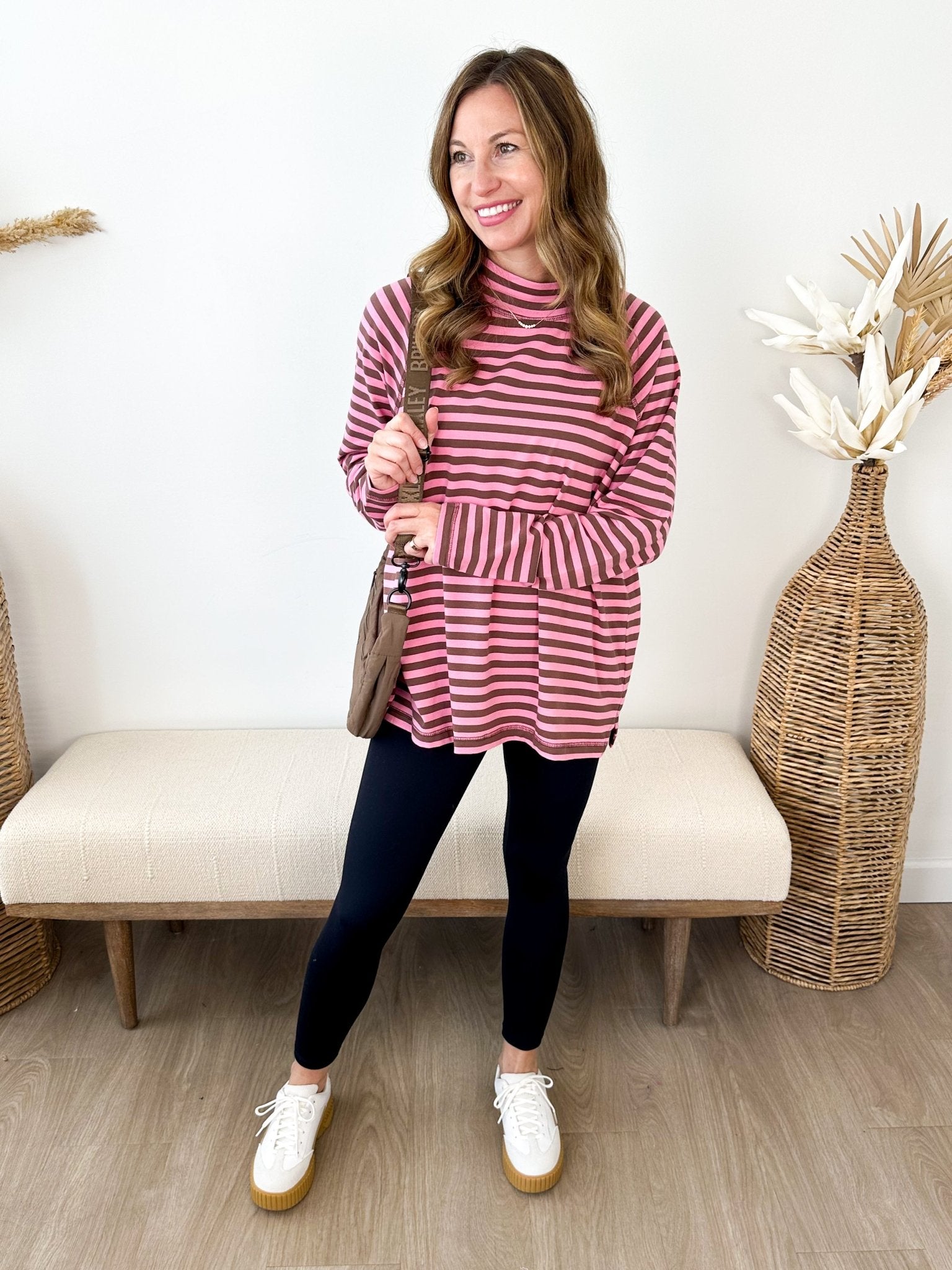 Coco Crush Striped Mockneck - The Nines