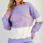 Easel Brand Print & Colorblock Sweatshirts - 2 Colors! - The Nines