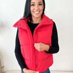High Neck Puffer Vest - 3 colors! - The Nines