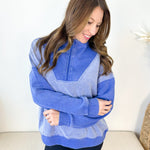 Frosted Blue Quarter Zip - The Nines
