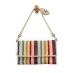 Multi Stripe Moxie Jute Handbag - The Nines