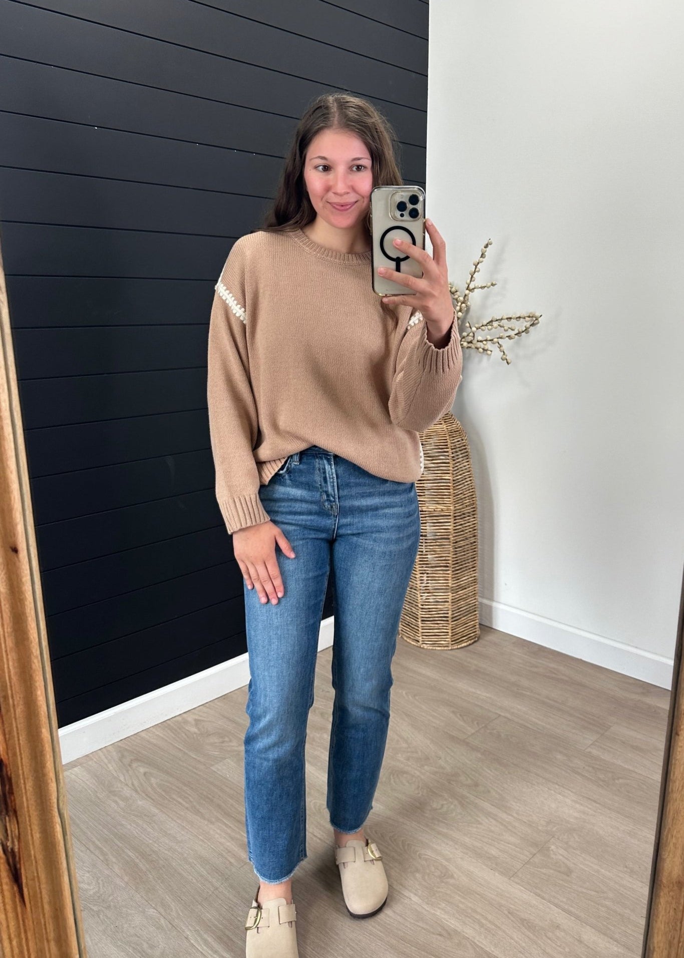 Stitched Sweaters - 3 Colors! - The Nines