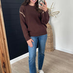 Stitched Sweaters - 3 Colors! - The Nines