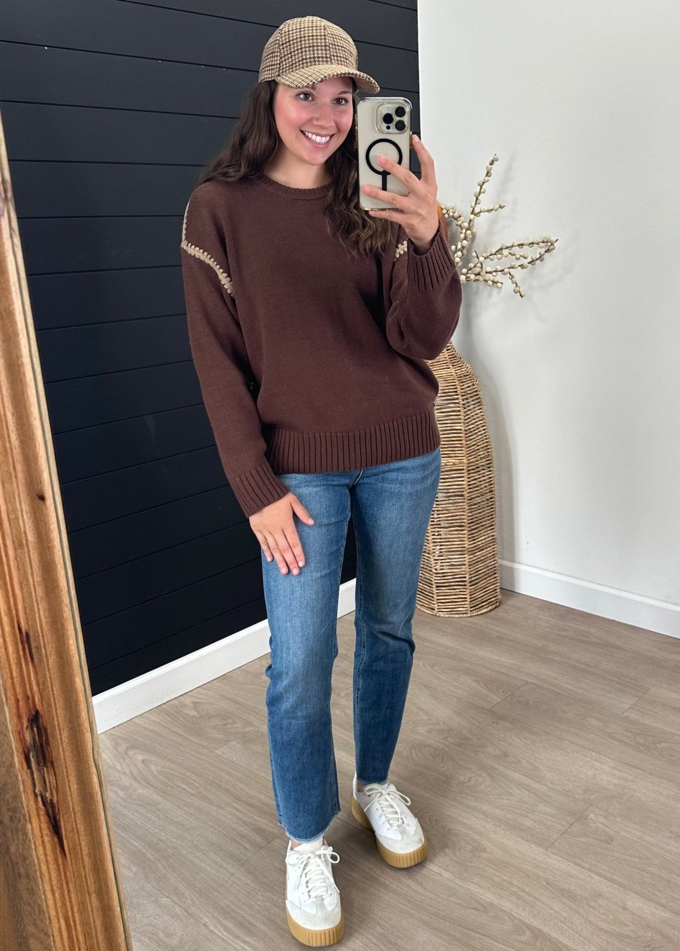Stitched Sweaters - 3 Colors! - The Nines