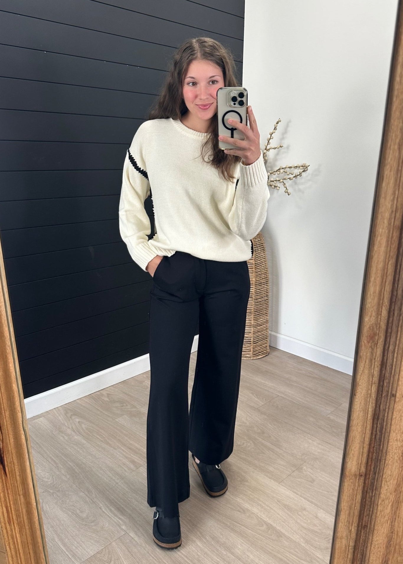 Stitched Sweaters - 3 Colors! - The Nines