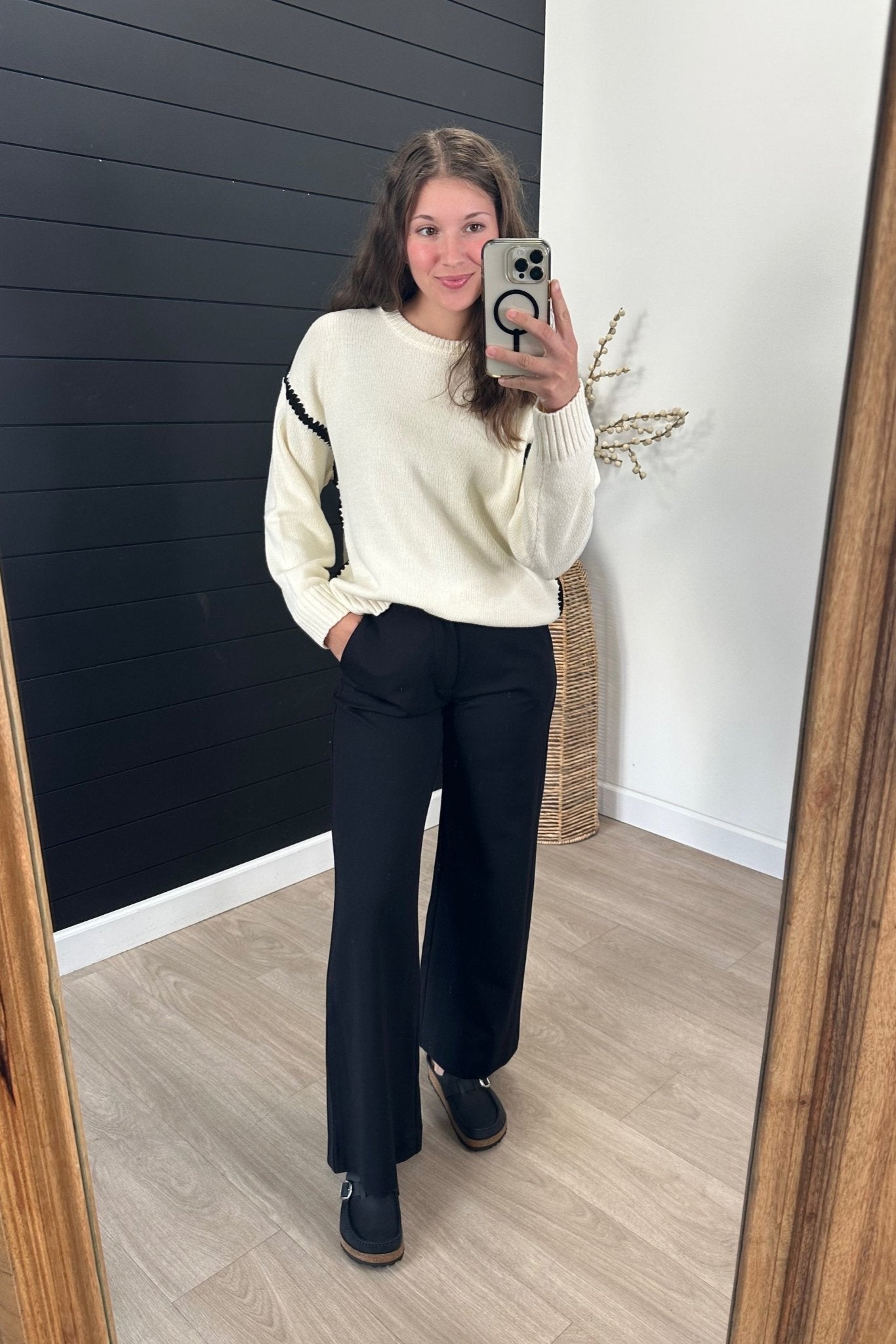 Stitched Sweaters - 3 Colors! - The Nines