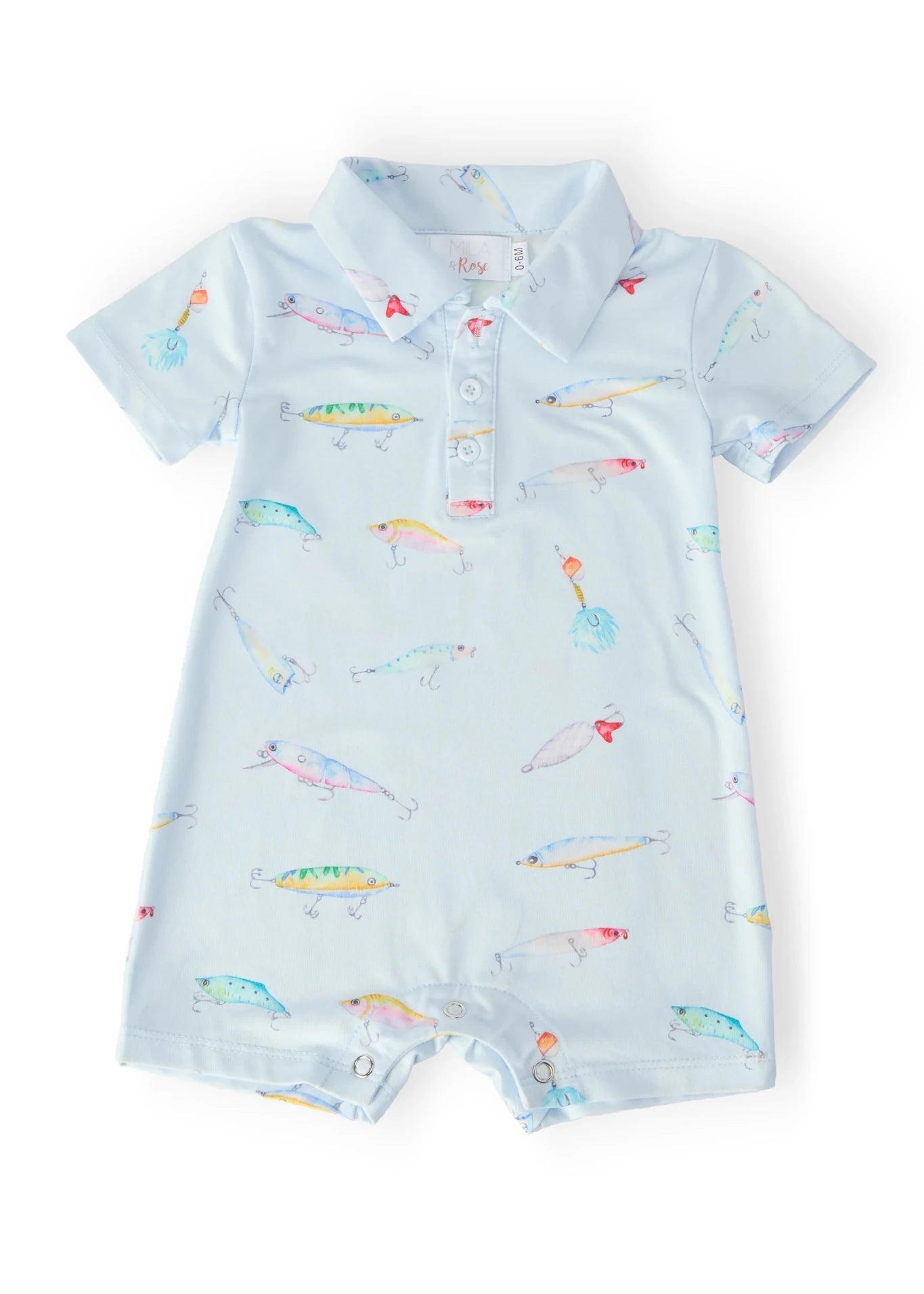 Fish Hook Polo Shorty One - Piece - The Nines