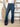 Judy Blue Dark Wash Raw Hem Flare - The Nines