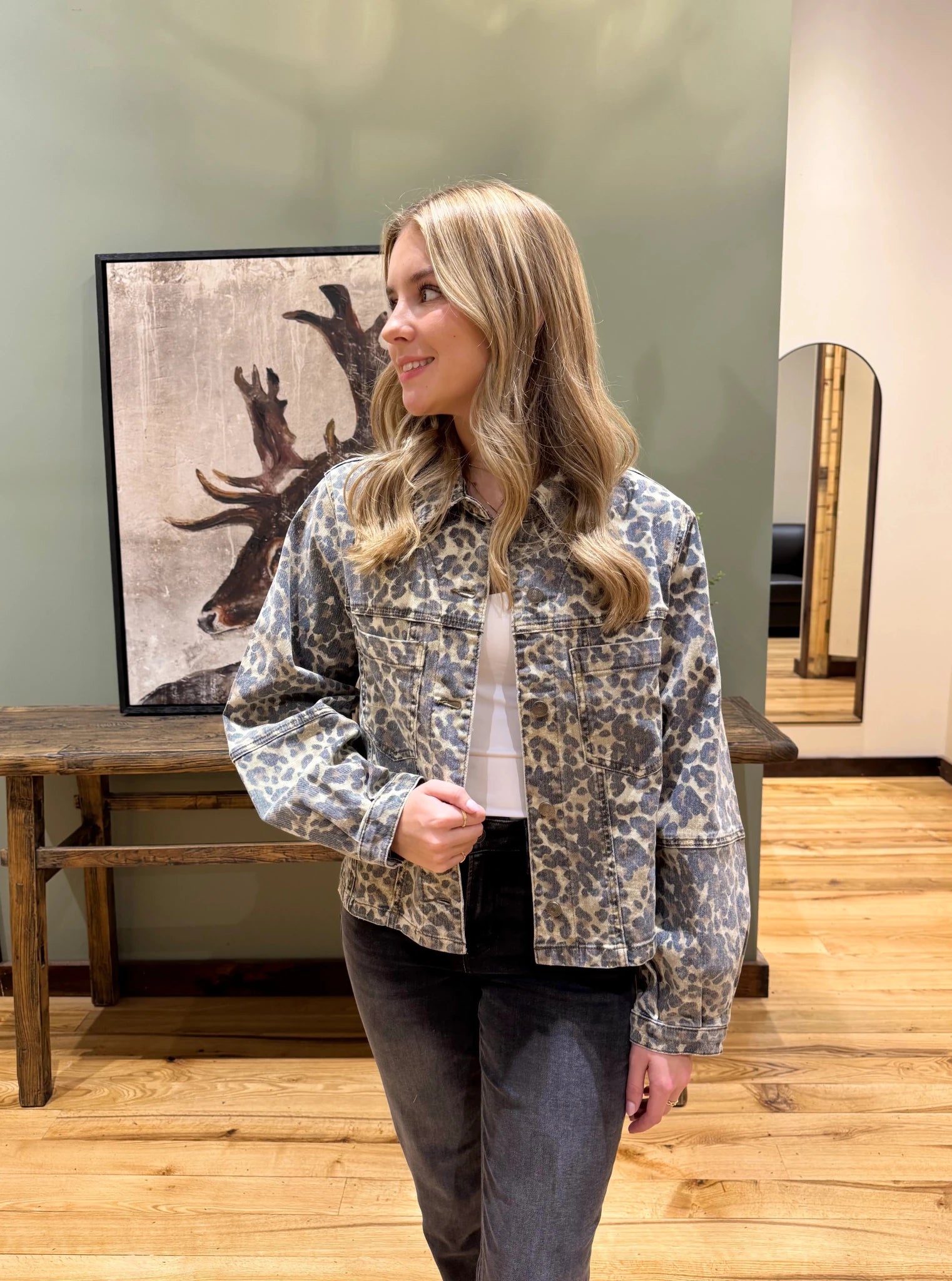 Tan & Brown Animal Print Kut From The Kloth Jacket - The Nines