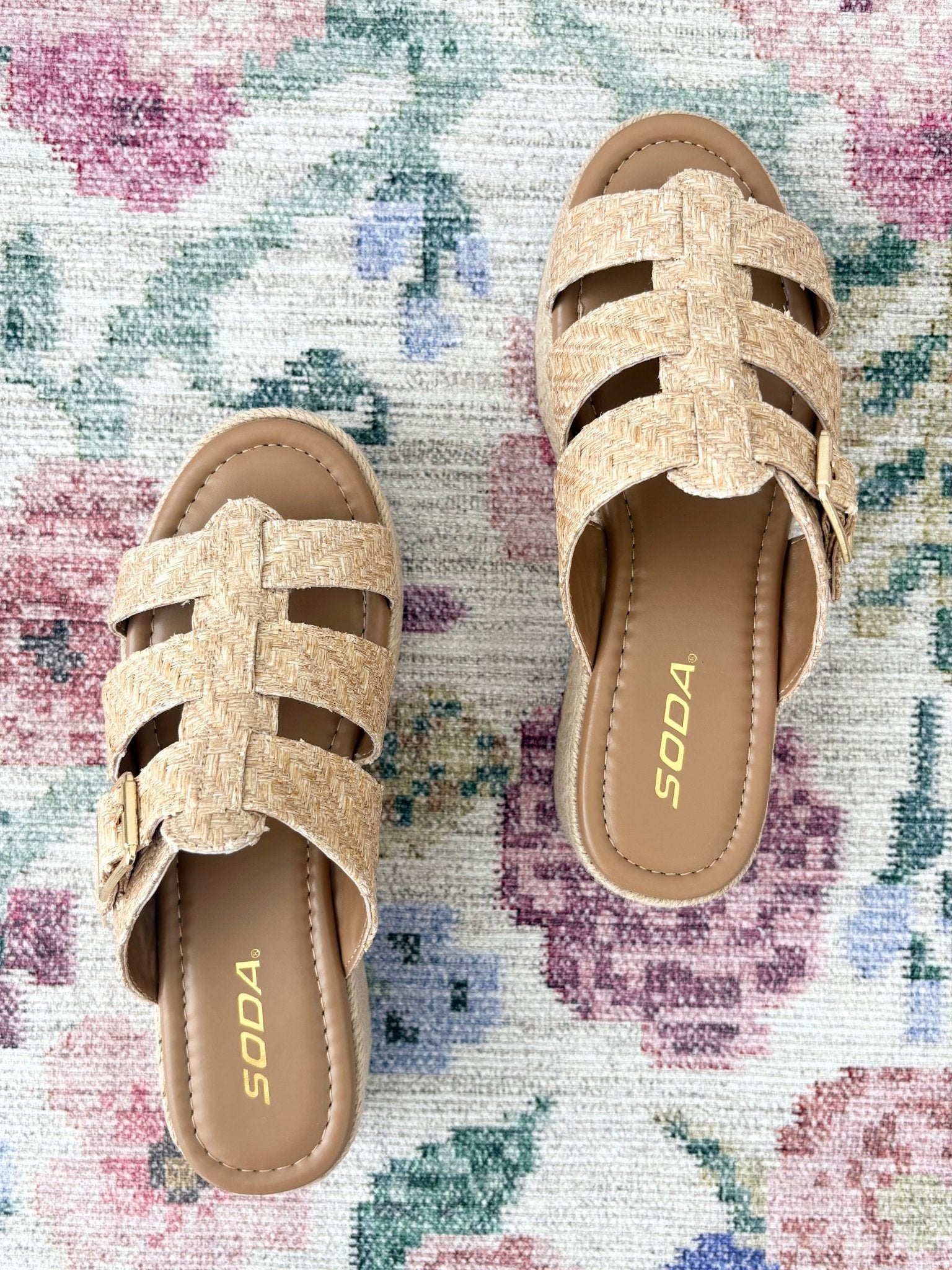 Judy Raffia Sandal - The Nines