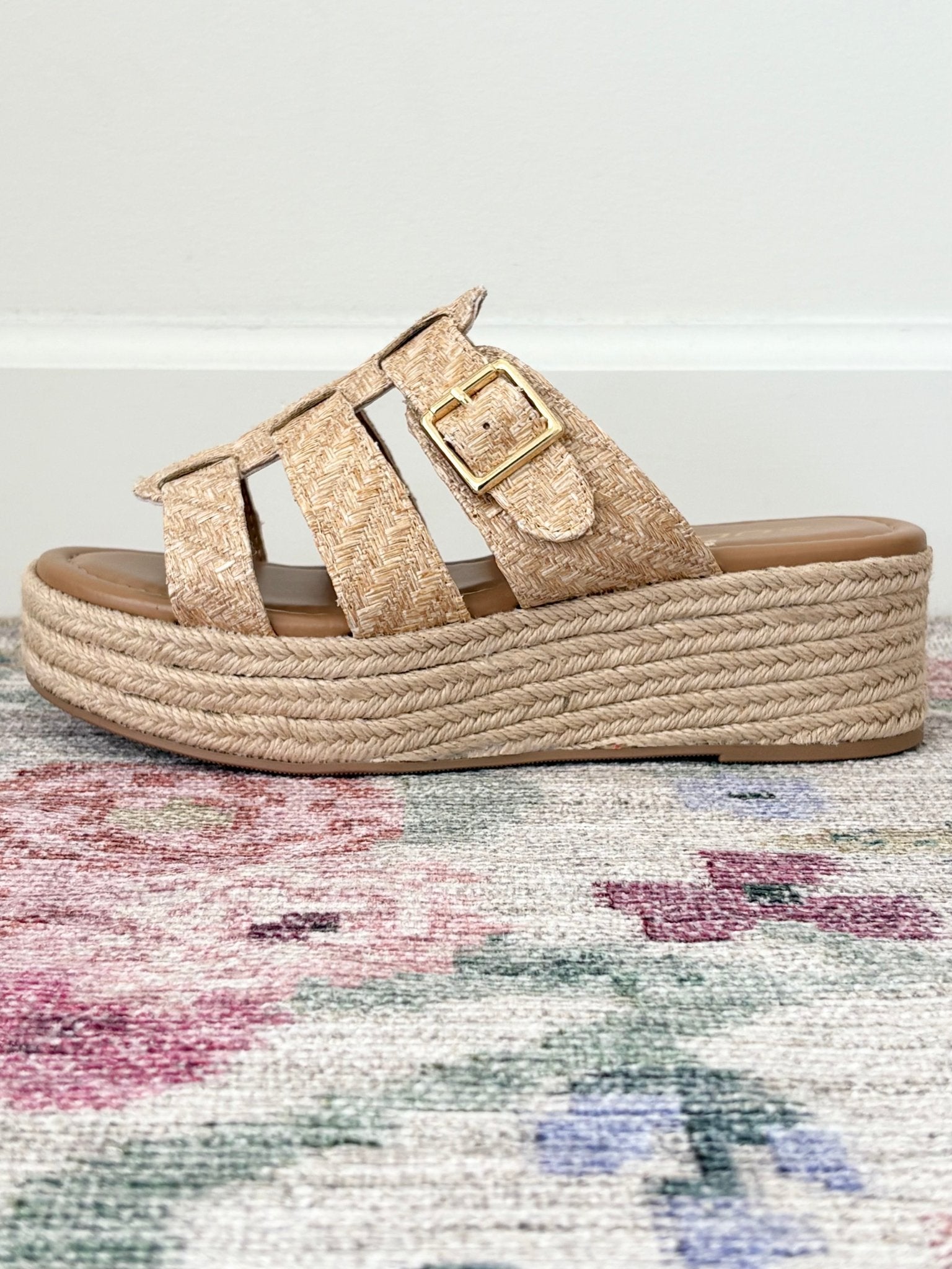 Judy Raffia Sandal - The Nines