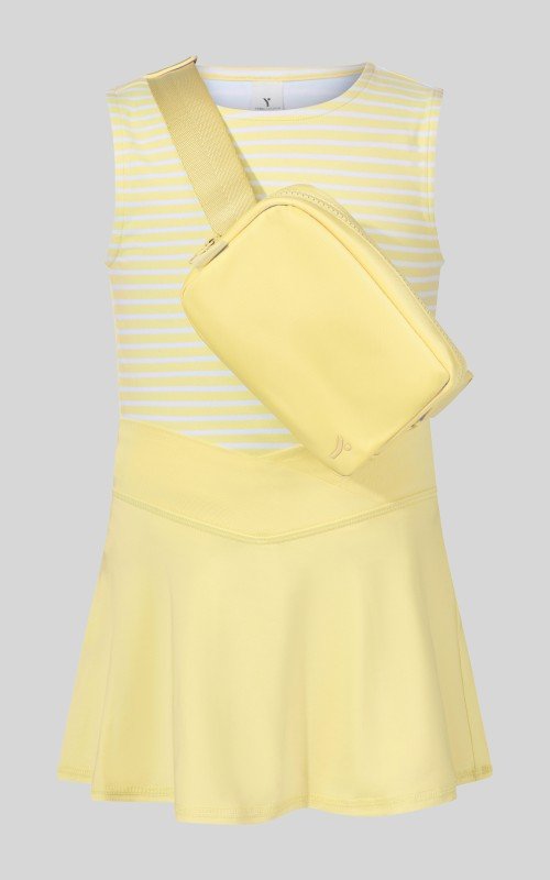 Girls Tank, Crossover Skort & Bag Set 3 colors - The Nines