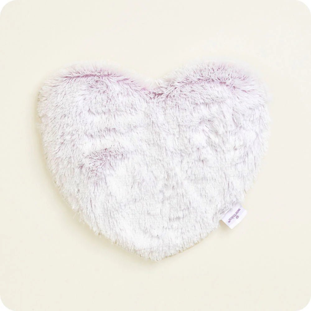 Marshmallow Lavender Heart Heat Pad Warmies - The Nines