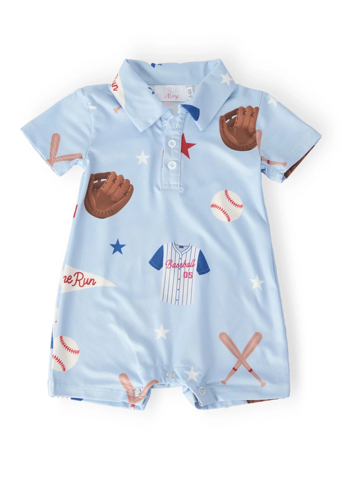 Home Run Polo Shorty One - Piece - The Nines