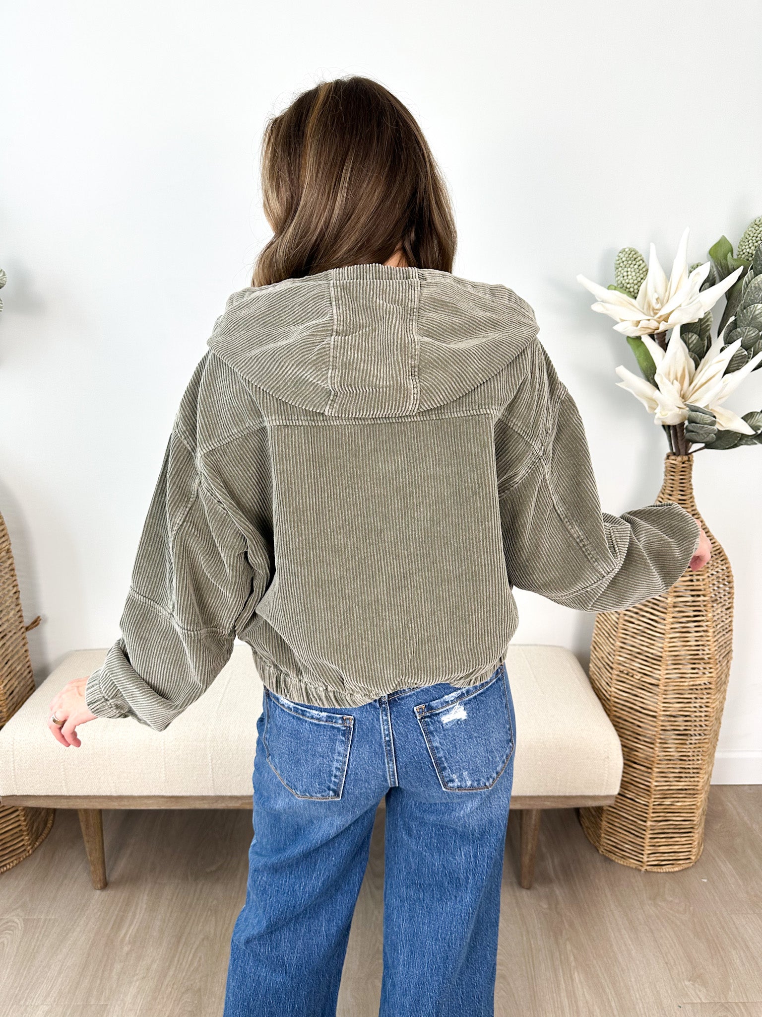 Washed Corduroy Bomber - The Nines
