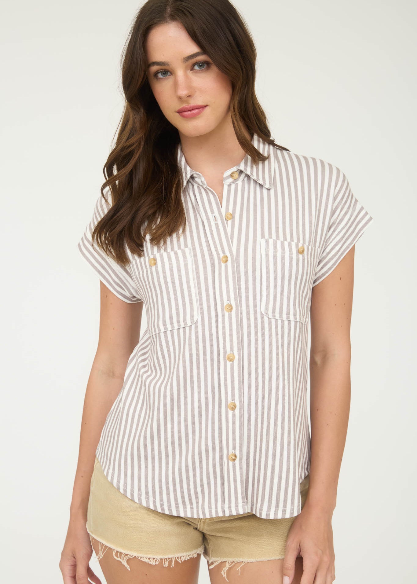 Soft Comfort Stretch Button Down - The Nines