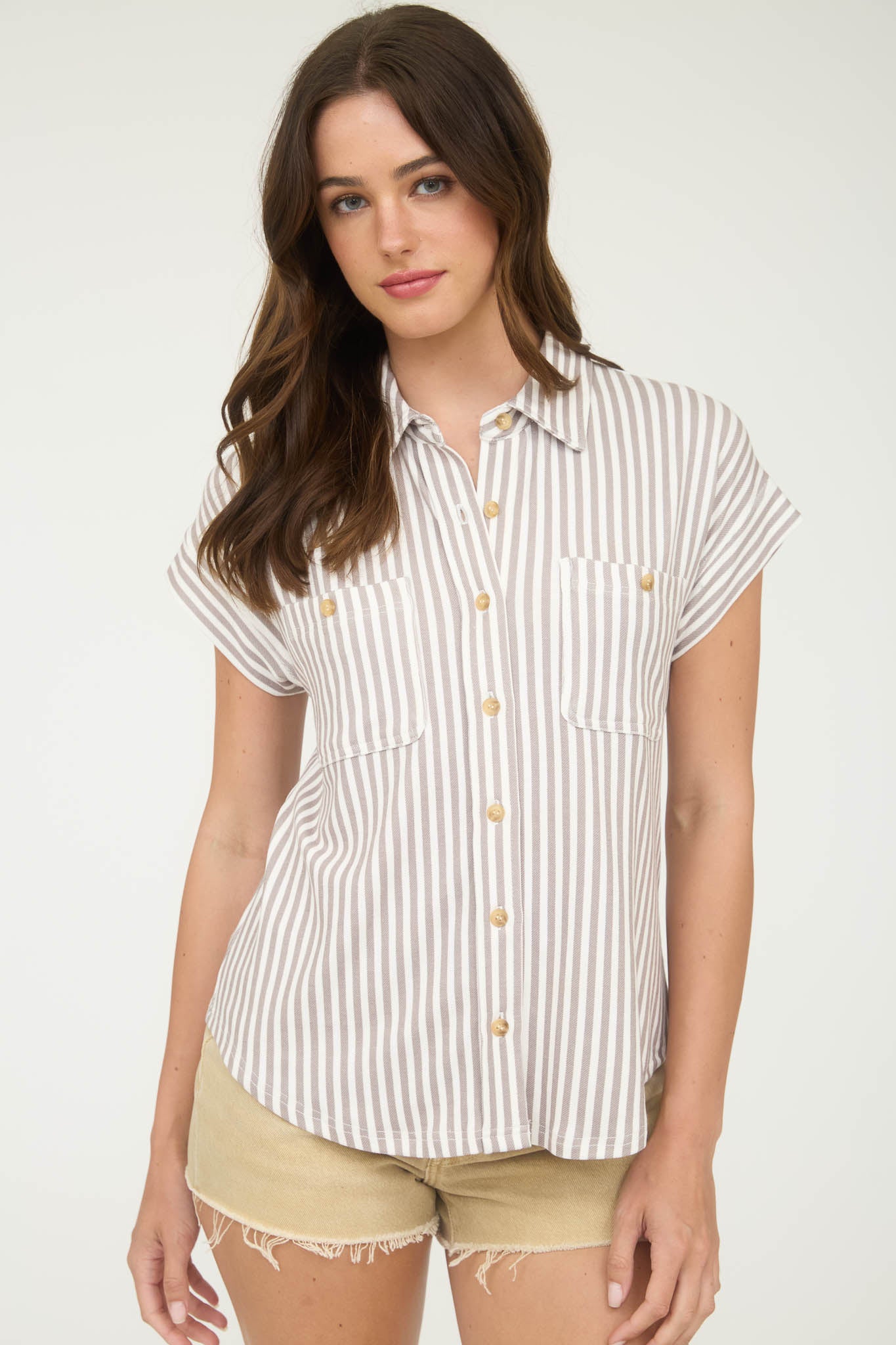 Soft Comfort Stretch Button Down - The Nines