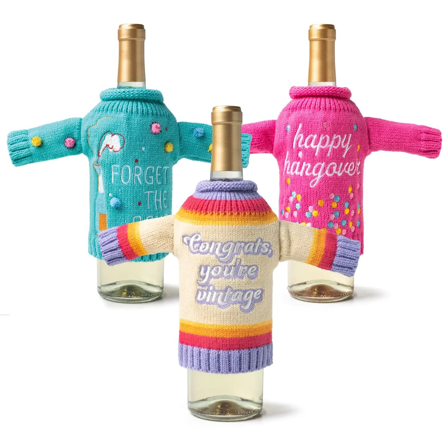 It's Your Birthday Wine Bottle Sweater - You're Vintage - The Nines