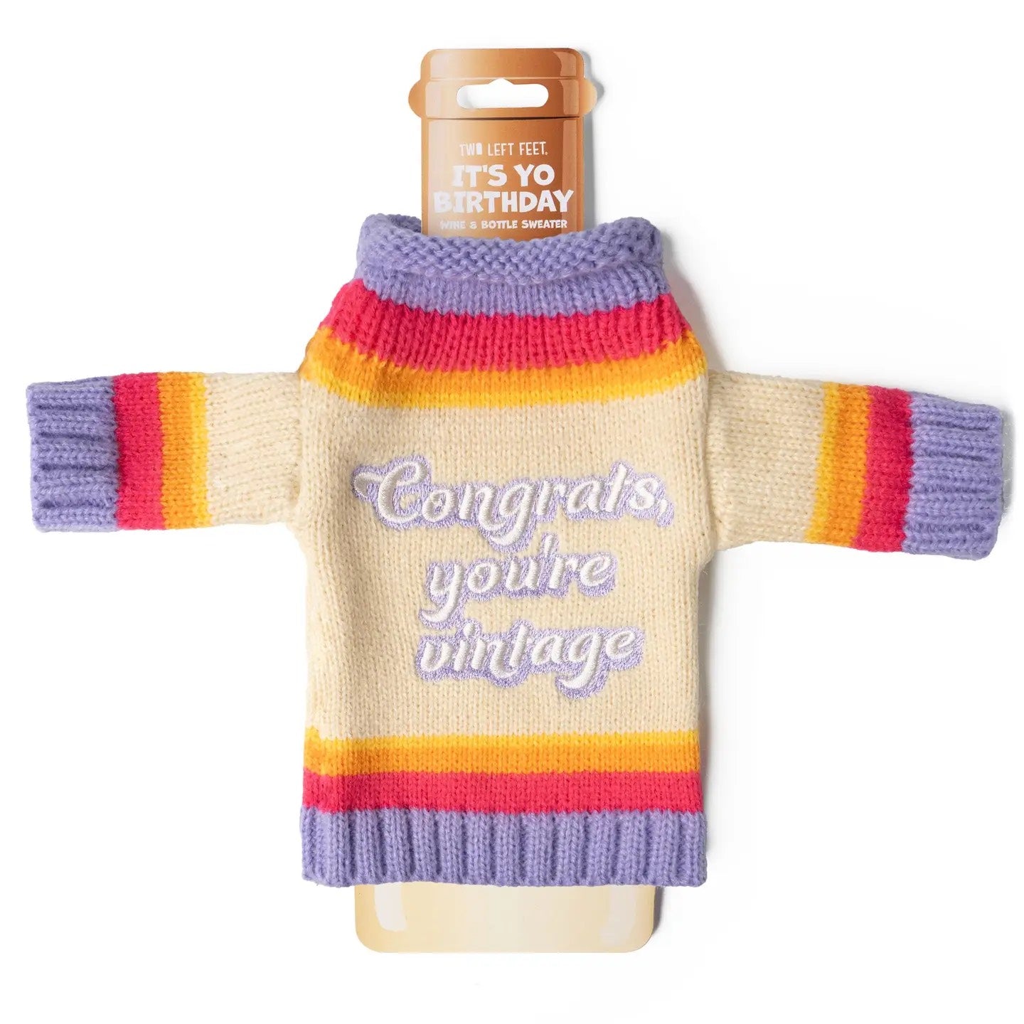 It's Your Birthday Wine Bottle Sweater - You're Vintage - The Nines