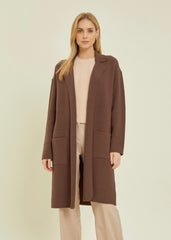 The Carla Long Cardigan Coats - 2 colors!