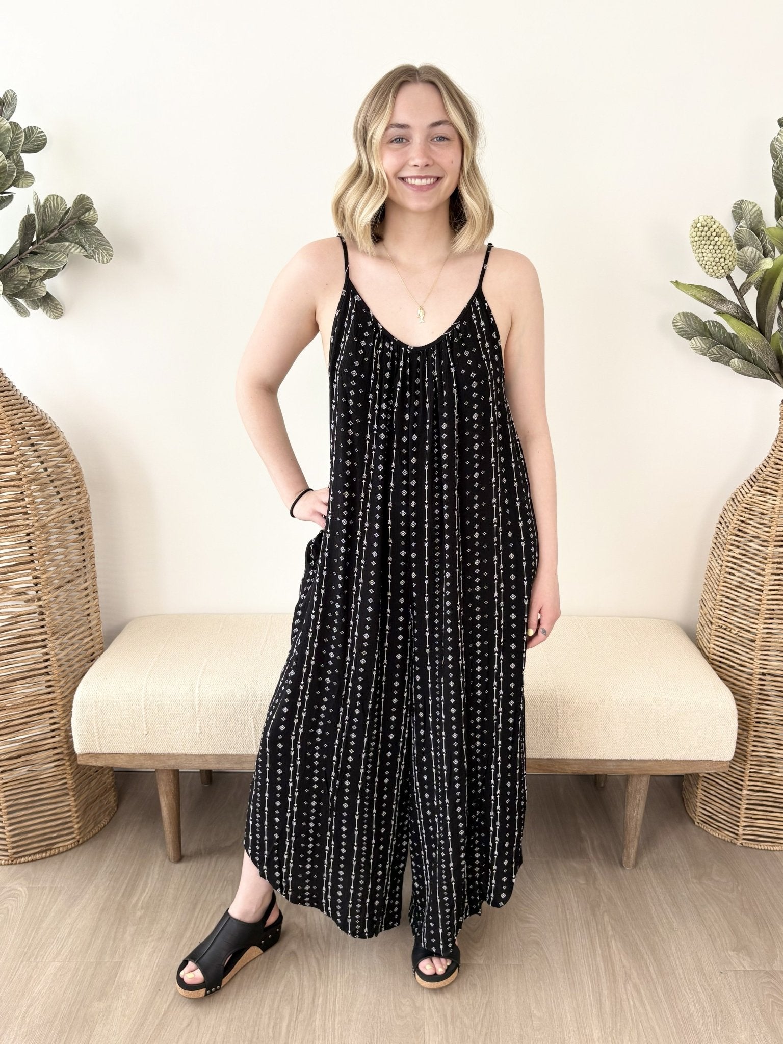 Boho Relaxed Jumpsuit - The Nines