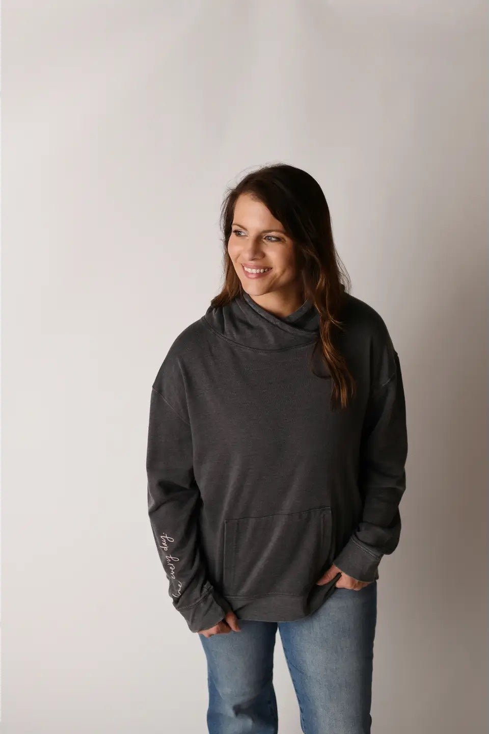 Live Every Day Vintage Wash Hoodie - The Nines